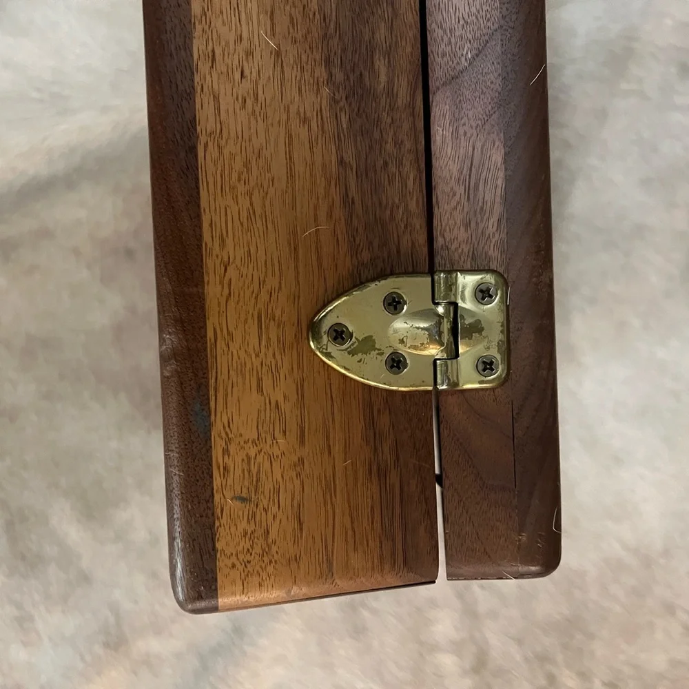 Elegant Wooden Briefcase with Handle